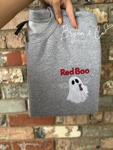 Load image into Gallery viewer, Red Boo Pocket Sweatshirt
